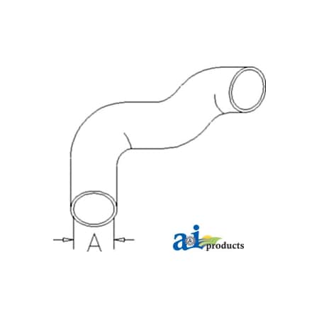 A & I Products Radiator Hose, Bottom 11" x7" x4" A-3040882M92